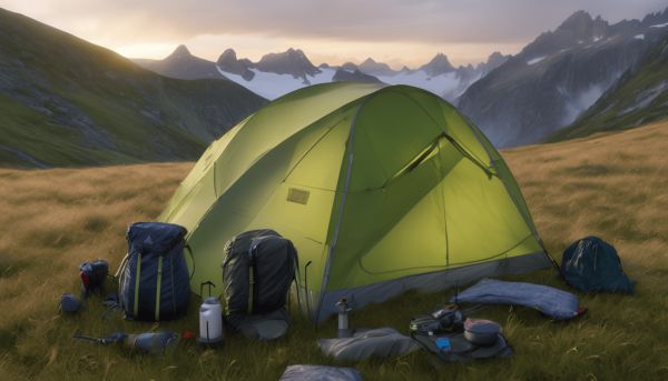 Idéale pour le bivouac, la tente 2 places légère vous accompagne partout